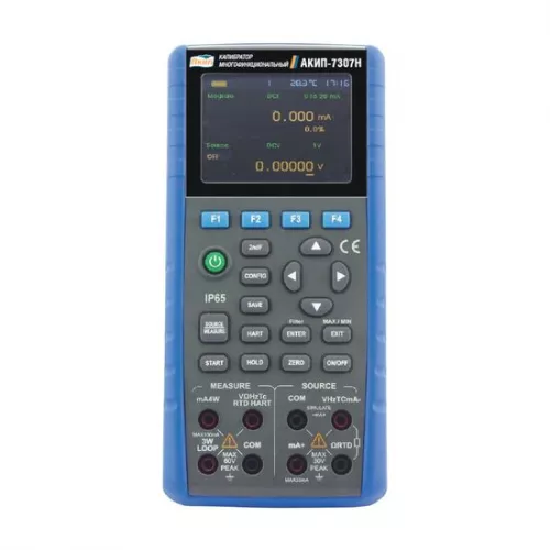 Калибратор многофункциональный АКИП-7307Н с HART коммуникатором фото 1