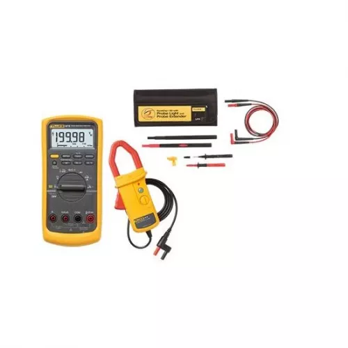 Цифровой мультиметр в комплекте с клещами и набором Fluke 87V/i410/L215 фото 1