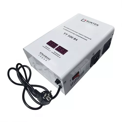 Стабилизатор напряжения тиристорный SUNTEK HiTech_and_GAS 500 ВА фото 1
